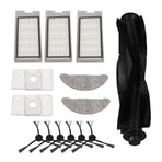 Robot Vacuum Cleaner Accessory Brush Dust Bag Cleaning Cloth Set Kit for EVE PLUS