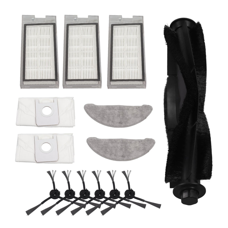 Robot Vacuum Cleaner Accessory Brush Dust Bag Cleaning Cloth Set Kit for EVE PLUS
