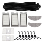 Robot Vacuum Cleaner Accessory Brush Dust Bag Cleaning Cloth Set Kit for EVE PLUS