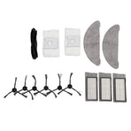 Robot Vacuum Cleaner Accessory Brush Dust Bag Cleaning Cloth Set Kit for EVE PLUS