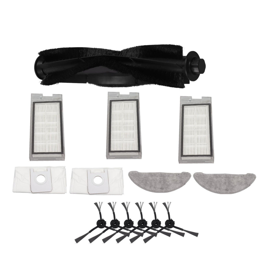 Robot Vacuum Cleaner Accessory Brush Dust Bag Cleaning Cloth Set Kit for EVE PLUS