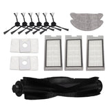 Robot Vacuum Cleaner Accessory Brush Dust Bag Cleaning Cloth Set Kit for EVE PLUS
