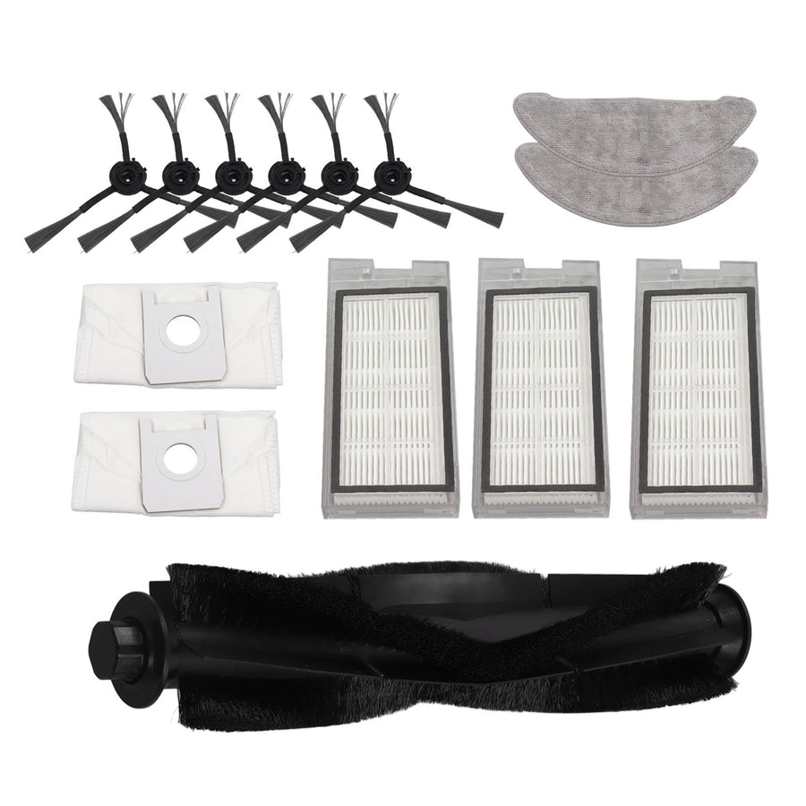 Robot Vacuum Cleaner Accessory Brush Dust Bag Cleaning Cloth Set Kit for EVE PLUS