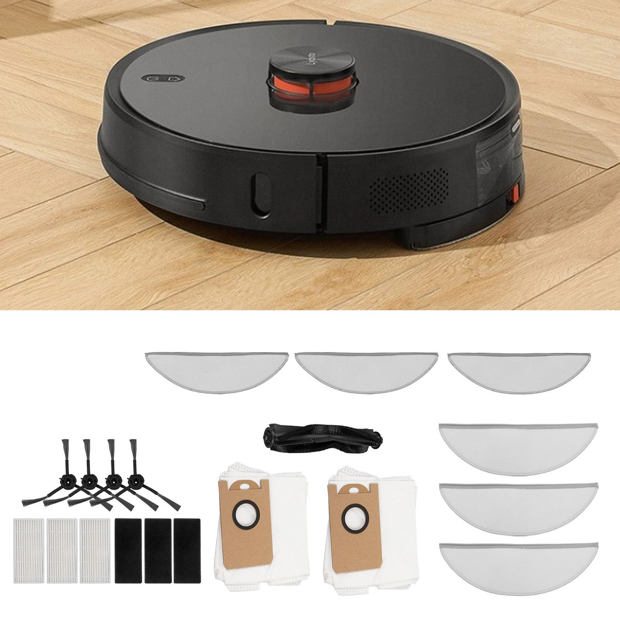 Sweeping Robot Accessories Set Efficient Cleaning Strong Water Absorption High Strength Vacuum Cleaner Replacement Part