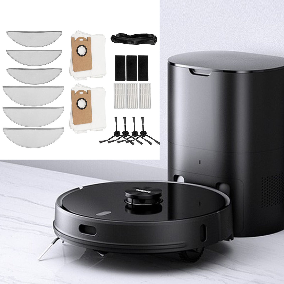 Sweeping Robot Accessories Set Efficient Cleaning Strong Water Absorption High Strength Vacuum Cleaner Replacement Part
