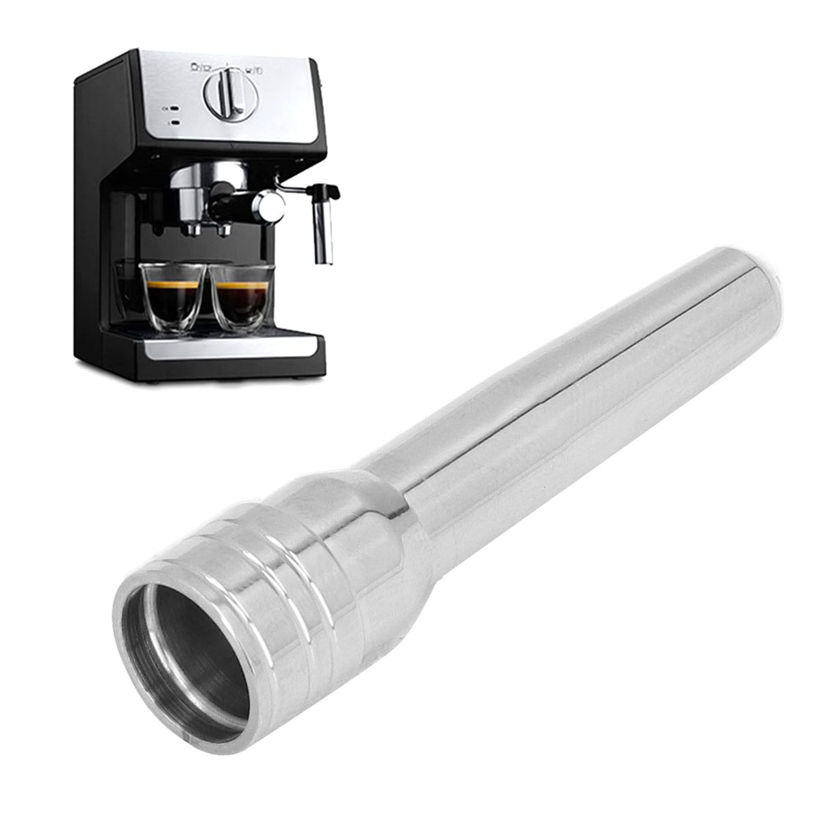 Coffee Machine Steam Nozzle Foam Maker Stainless Steel for Delonghi Dedica EC680 685 ECP3420