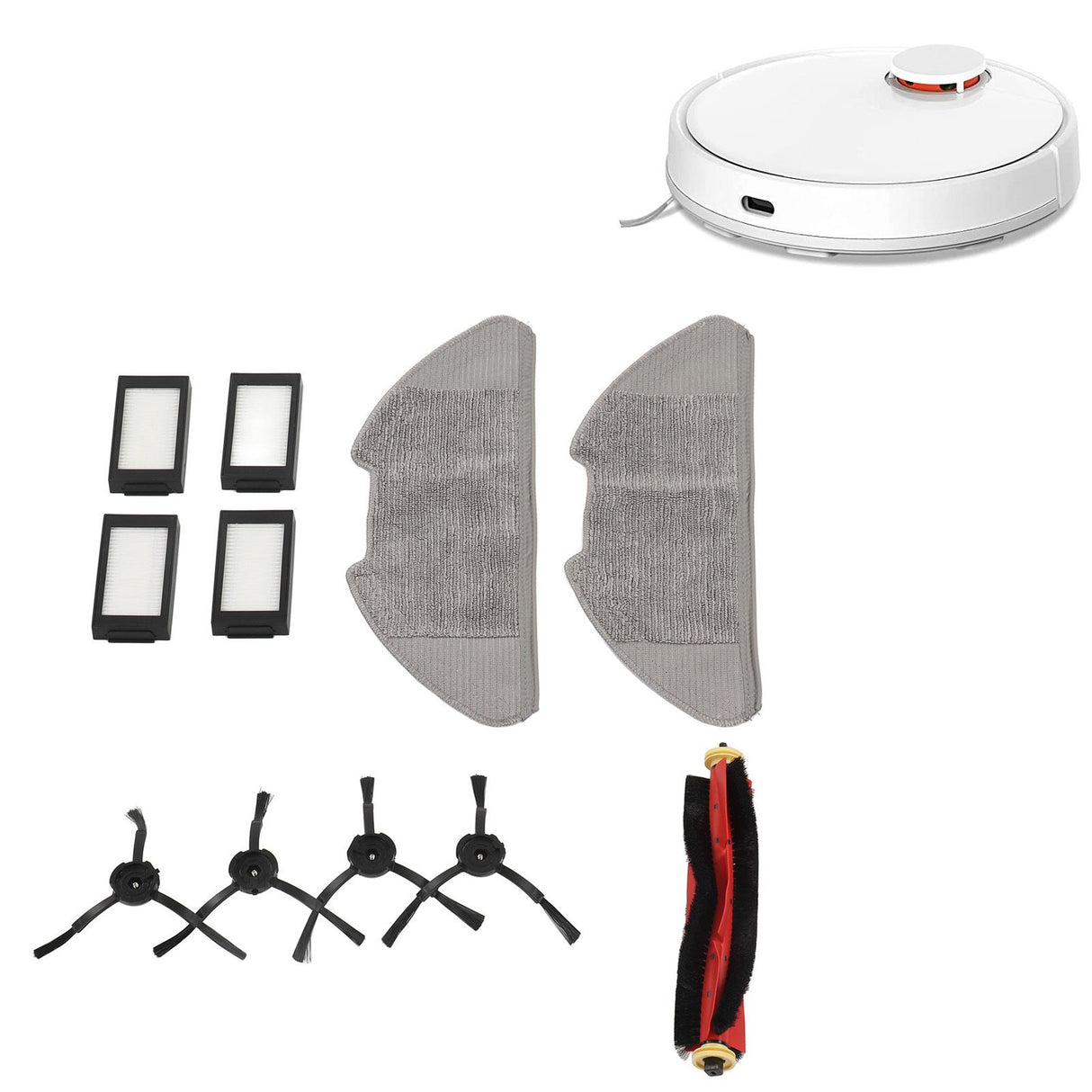 Electric Sweeper Replacement Accessories Kit for Xiaomi Mijia STYTJO2ZHM Sweeper 2pro MJSTS1