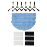Vacuum Cleaner Accessories Kit High Strength Sweeping Robot Cleaning Rag Filter Side Brush Replacement Parts