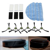 Vacuum Cleaner Accessories Kit High Strength Sweeping Robot Cleaning Rag Filter Side Brush Replacement Parts