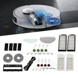 Robot Cleaner Accessory Kit Main Brush Side Brush Waved Mop Washable Mop Cloth Filter for T10