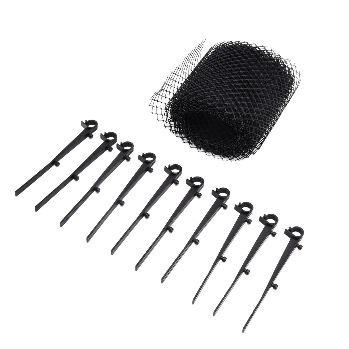 Reusable Plastic Drain Gutter Guard Mesh Protector Outdoor Anti Clogging Leaf Debris Protective Net 600x15cm