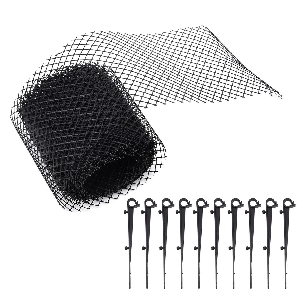 Reusable Plastic Drain Gutter Guard Mesh Protector Outdoor Anti Clogging Leaf Debris Protective Net 600x15cm