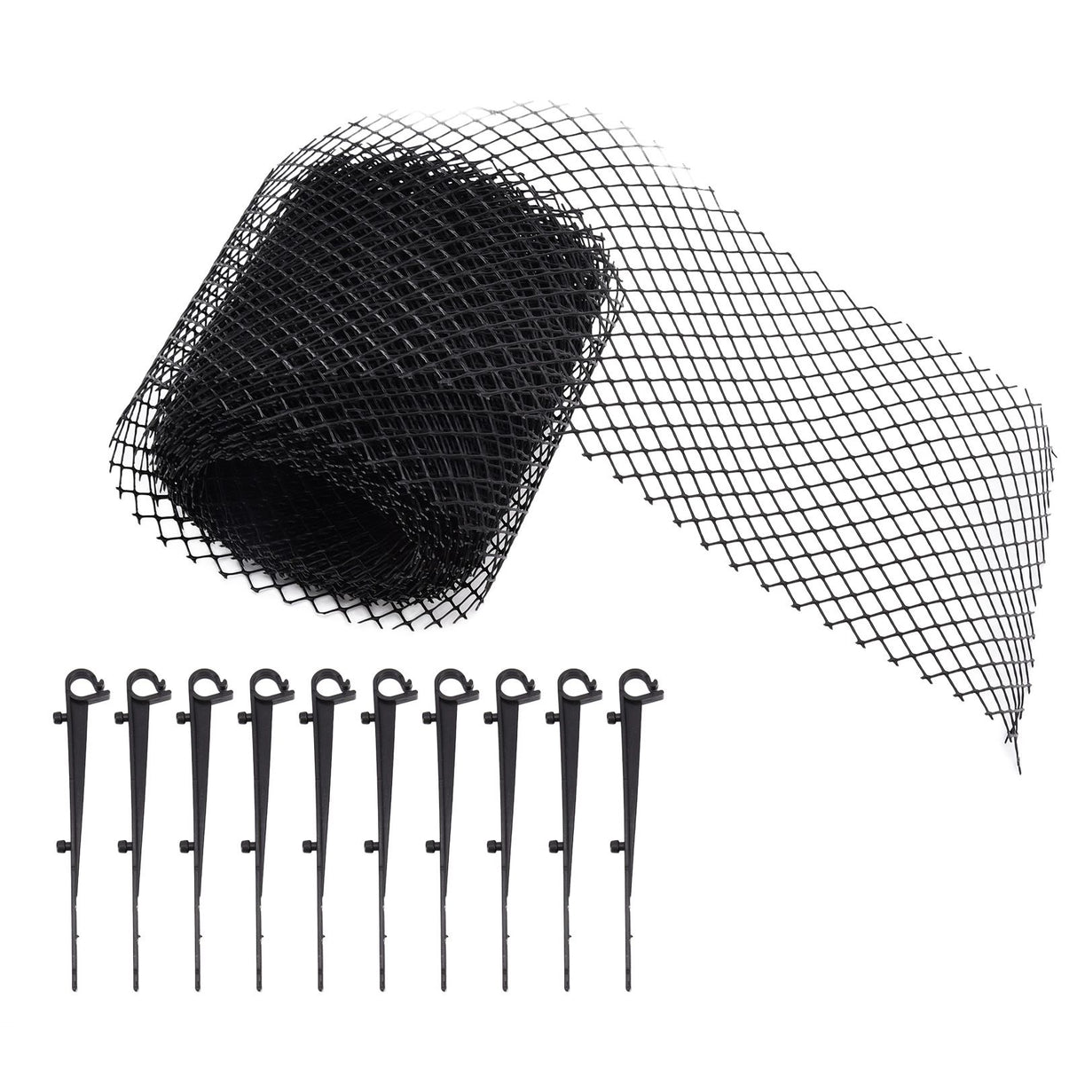 Reusable Plastic Drain Gutter Guard Mesh Protector Outdoor Anti Clogging Leaf Debris Protective Net 600x15cm