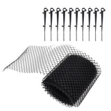 Reusable Plastic Drain Gutter Guard Mesh Protector Outdoor Anti Clogging Leaf Debris Protective Net 600x15cm