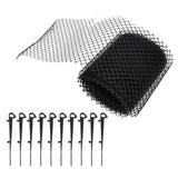 Reusable Plastic Drain Gutter Guard Mesh Protector Outdoor Anti Clogging Leaf Debris Protective Net 600x15cm - Extra Image