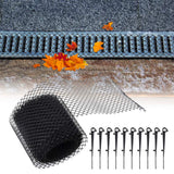 Reusable Plastic Drain Gutter Guard Mesh Protector Outdoor Anti Clogging Leaf Debris Protective Net 600x15cm