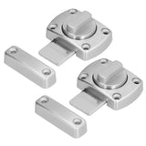2pcs Door Lock Thickened High Hardness Zinc Alloy Anti Locking Door Buckle for Doors Secruity - Front View