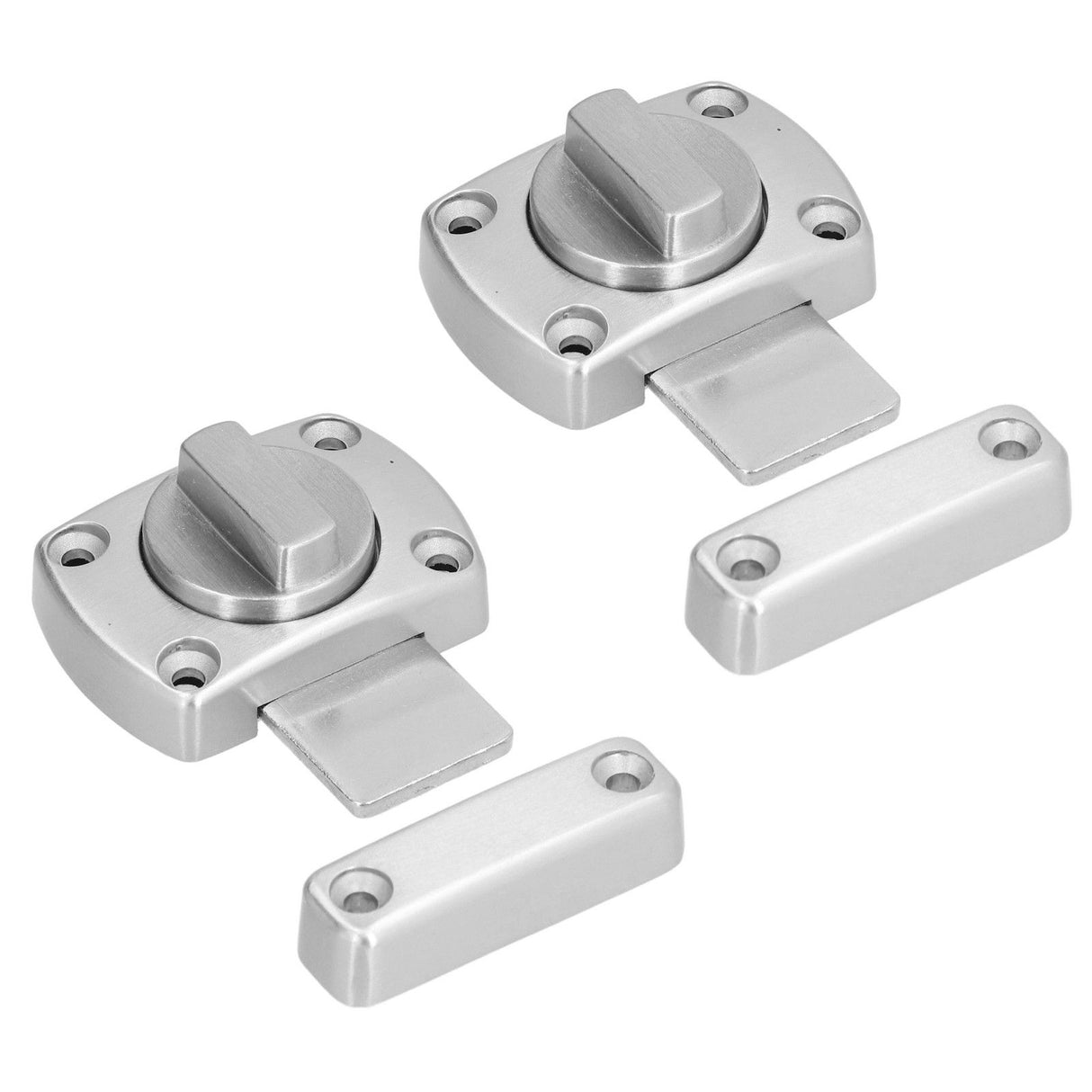 2pcs Door Lock Thickened High Hardness Zinc Alloy Anti Locking Door Buckle for Doors Secruity