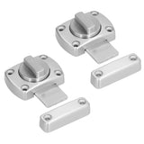 2pcs Door Lock Thickened High Hardness Zinc Alloy Anti Locking Door Buckle for Doors Secruity - Close-Up Angle