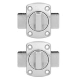 2pcs Door Lock Thickened High Hardness Zinc Alloy Anti Locking Door Buckle for Doors Secruity