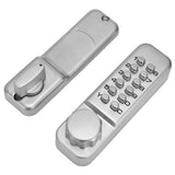 Digit Password Lock Zinc Alloy Coded Door Lock Waterproof Keyless Door Lock for Home Office - Top-Down View