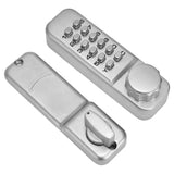 Digit Password Lock Zinc Alloy Coded Door Lock Waterproof Keyless Door Lock for Home Office - 45-Degree Angle