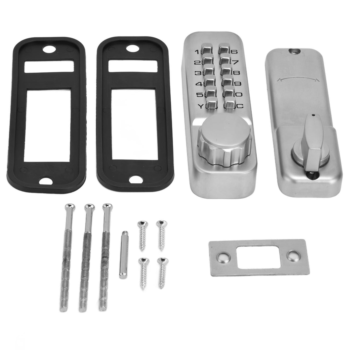 Digit Password Lock Zinc Alloy Coded Door Lock Waterproof Keyless Door Lock for Home Office