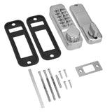 Digit Password Lock Zinc Alloy Coded Door Lock Waterproof Keyless Door Lock for Home Office - Extra Image