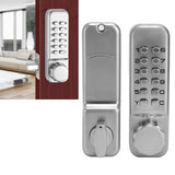 Digit Password Lock Zinc Alloy Coded Door Lock Waterproof Keyless Door Lock for Home Office - Extra Image