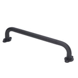 Barn Door Handle Black Carbon Steel Interior Wooden Door Matte Handle for Wooden Gate Shed Cabinet Door