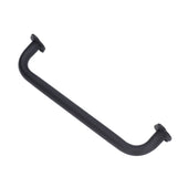 Barn Door Handle Black Carbon Steel Interior Wooden Door Matte Handle for Wooden Gate Shed Cabinet Door - Extra Image