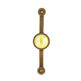 2 Pcs Zinc Alloy Antique Copper Handle European Modern Pastoral Color Acrylic Handle for Cabinet DrawerYellow