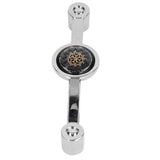 2PCS Door Handle Zinc Alloy Modern Wardrobe Cabinet Drawer Pull Handle for Home FurnitureBlack - Extra Image
