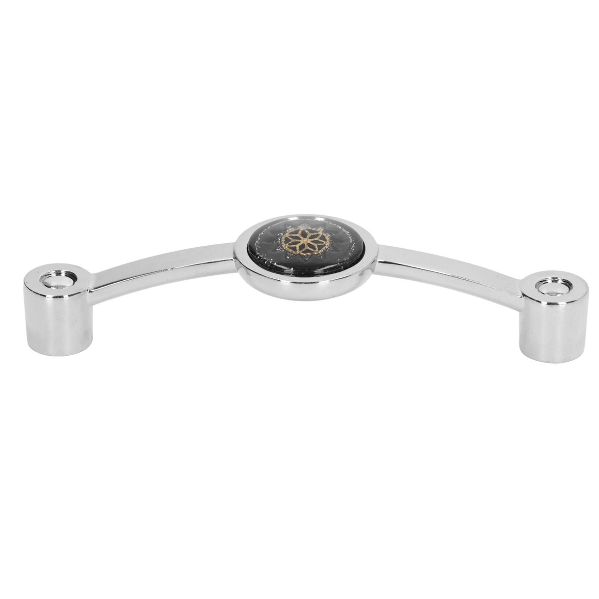 2PCS Door Handle Zinc Alloy Modern Wardrobe Cabinet Drawer Pull Handle for Home FurnitureBlack