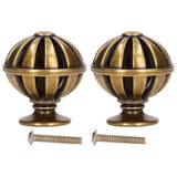 2Set Cabinet Knob Birdcage Hollow Closet Drawer Knob Zinc Alloy Wardrobe Knob for Home Decoration366 Birdcage Bronze