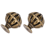2Set Cabinet Knob Birdcage Hollow Closet Drawer Knob Zinc Alloy Wardrobe Knob for Home Decoration366 Birdcage Bronze
