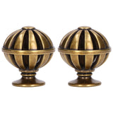 2Set Cabinet Knob Birdcage Hollow Closet Drawer Knob Zinc Alloy Wardrobe Knob for Home Decoration366 Birdcage Bronze - Rear View