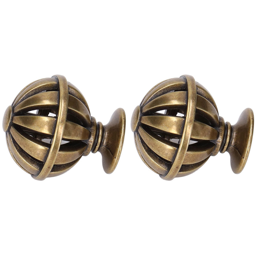 2Set Cabinet Knob Birdcage Hollow Closet Drawer Knob Zinc Alloy Wardrobe Knob for Home Decoration366 Birdcage Bronze