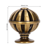 2Set Cabinet Knob Birdcage Hollow Closet Drawer Knob Zinc Alloy Wardrobe Knob for Home Decoration366 Birdcage Bronze - Extra Image