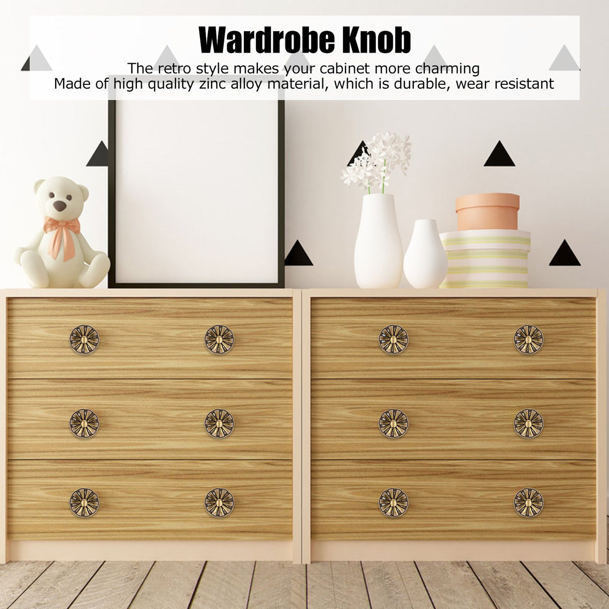 2Set Cabinet Knob Birdcage Hollow Closet Drawer Knob Zinc Alloy Wardrobe Knob for Home Decoration366 Birdcage Bronze