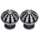 2Set Cabinet Knob Birdcage Hollow Closet Drawer Knob Zinc Alloy Wardrobe Knob for Home Decoration366 Birdcag Antique Silver