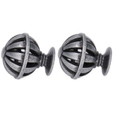 2Set Cabinet Knob Birdcage Hollow Closet Drawer Knob Zinc Alloy Wardrobe Knob for Home Decoration366 Birdcag Antique Silver