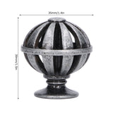 2Set Cabinet Knob Birdcage Hollow Closet Drawer Knob Zinc Alloy Wardrobe Knob for Home Decoration366 Birdcag Antique Silver
