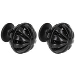 2Set Cabinet Knob Birdcage Hollow Closet Drawer Knob Zinc Alloy Wardrobe Knob for Home Decoration366 Birdcage Black
