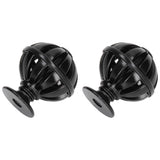 2Set Cabinet Knob Birdcage Hollow Closet Drawer Knob Zinc Alloy Wardrobe Knob for Home Decoration366 Birdcage Black