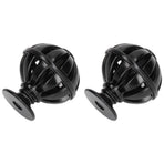 2Set Cabinet Knob Birdcage Hollow Closet Drawer Knob Zinc Alloy Wardrobe Knob for Home Decoration366 Birdcage Black