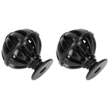 2Set Cabinet Knob Birdcage Hollow Closet Drawer Knob Zinc Alloy Wardrobe Knob for Home Decoration366 Birdcage Black