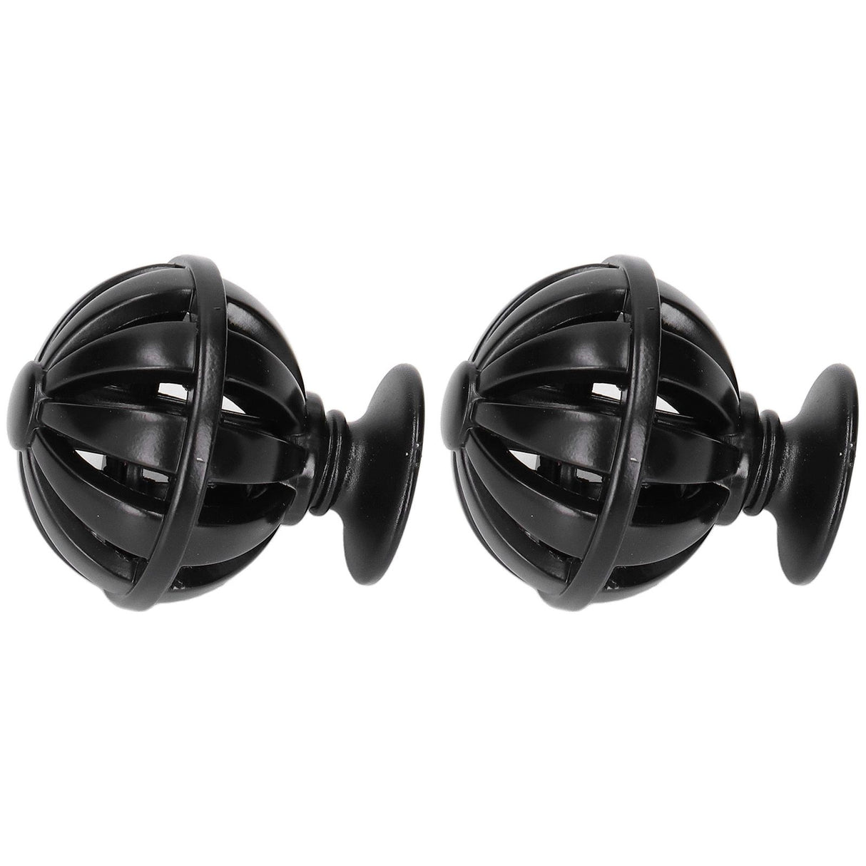 2Set Cabinet Knob Birdcage Hollow Closet Drawer Knob Zinc Alloy Wardrobe Knob for Home Decoration366 Birdcage Black