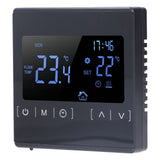Touch Screen Thermostat Dual Temperature Control 16A Electric Floor Heating Thermoregulator AC85V‑240V - Top-Down View