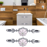 2pcs/set Ceramic Cabinet Handle Modern Simple Style Hand Painted Ceramic Cabinet Knobs1061D Flower Pattern